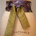Lilac Floral Brocade Obi Sash