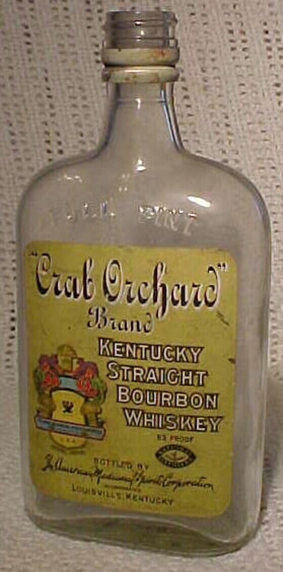 1934 Crab Orchard Brand Kentucky Straight Bourbon Whiskey