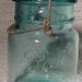 Pat'd July 14, 1908 Ball Ideal Ball Blue Pint Fruit Jar