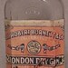 c1930s Sir Robert Burnett & Co. London Dry Gin New York , Original Paper Labeled Gin Bottle
