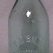 1922 G. D. Bill Marlboro, Mass., Aqua Crown Top 28 Ounce Soda Bottle
