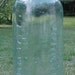 c1890s Johnson's American Anodyne Liniment, Cork Top Aqua Glass Medicine bottle Large Size
