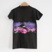 SALE vintage black neon sea world tshirt