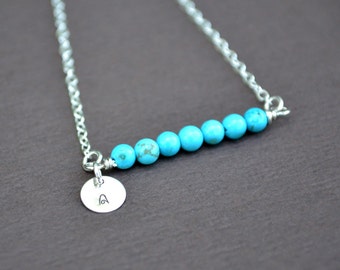 ... Necklace on Sterling Silver Chain, December Birthstone, Gift Under 30