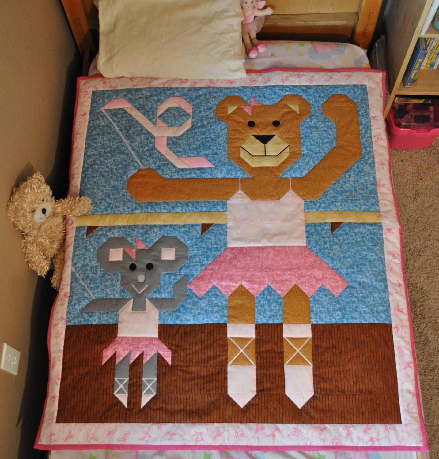 Ballerina Quilt Pattern With 3 Sizes In PDF Format