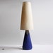 Reserved XXL Mid Century Ceramano German Blue Lava Lamp - 60s
