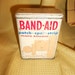 Vintage Band-Aid Tin-Old Patch-Spot-Strip Container - Flesh Color Johnson & Johnson Plastic Strips