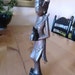 Vintage Hand Carved Wood Figurine - Indonesian Female Art - Statue of Dewi Sri