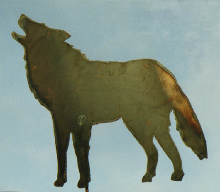 Wolf Yard Art by Rustiques Garden Art by RustiquesGardenArt