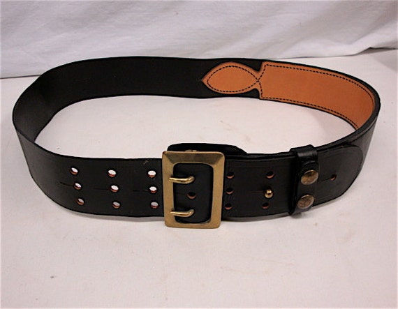 leather police duty belt key holder