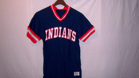 Items similar to Vintage 1980's CLEVELAND INDIANS Jersey Major League ...