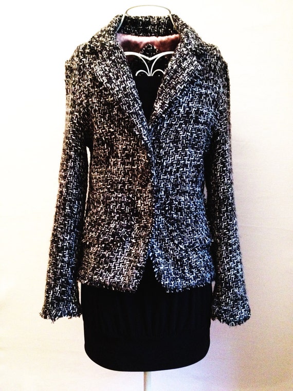 Coco Regal Suit: Black and White Tweed Suit Chanel by RegalRunway
