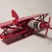 SALE Metal Sculpture Spark Plug Bi Plane Re purposed