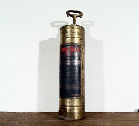 Vintage Fire Gun Extinguisher