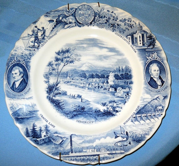 Vintage Oregon Collector's Plate Made for Meier and Frank