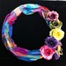 Plaid and Roses Wreath
