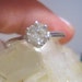 Raw Rough natural uncut Diamond - Solitaire- Engagement Ring