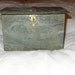 Weather beaten slate handmade box with hinged lid #ML-8