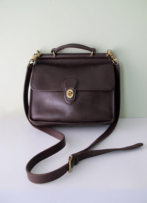Vintage COACH Willis Bag in Brown 9927 by magnoliavintageco