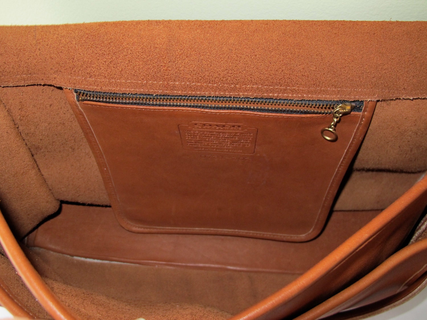 Vintage COACH Briefcase XL in British Tan