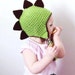 Dinosaur Earflap Beanie Pattern Child Sizes