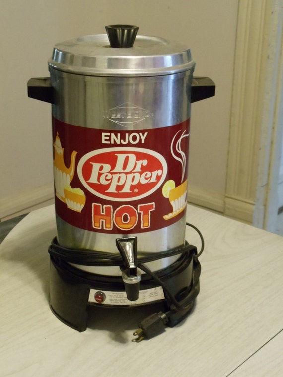 Try Dr Pepper Hot 36 cup West Bend Coffee maker