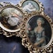 Set of 3 Vintage Italian Gold Gilded Filigree Frames, Marie Antoinette FREE US SHIPPING