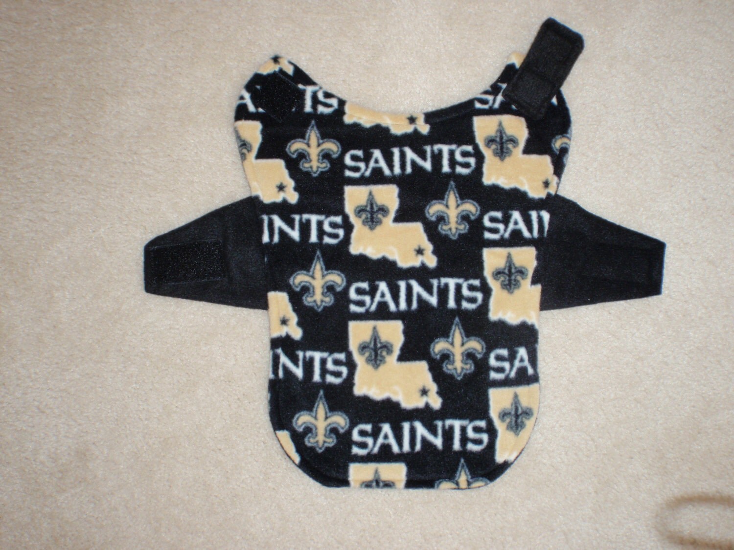 New Orleans Saints Fleece Dog Coat