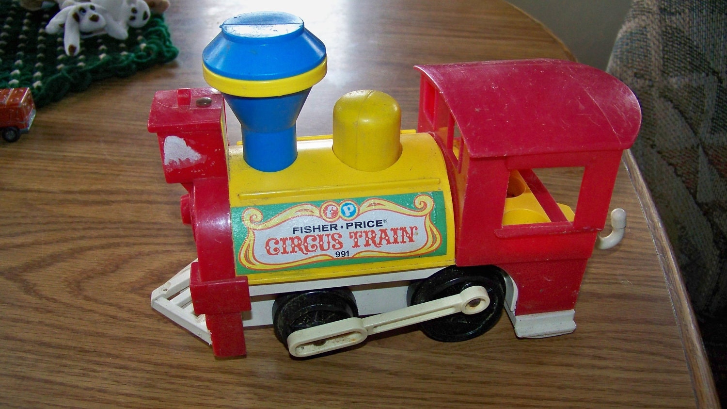 Vintage Fisher Price Little People Engine Circus Train by
