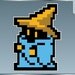 BLACK MAGE 8bit vinyl decal sticker Final Fantasy