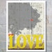 Valentines Day Love Gift, Valentines Day Love Gift, PRINT Typography Art Inspirational Wall Art PRINT, Grow Love Tree Wall Art