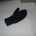 Handmade Mittens Mens Soft Navy
