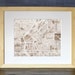 Denver Colorado Watercolor Map Print 8x10