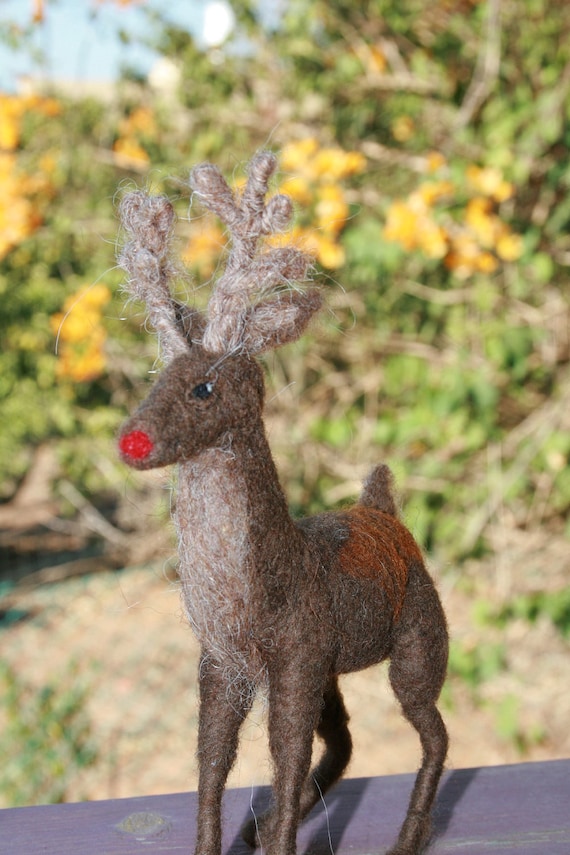 Needle Felted Reindeer Made to Order