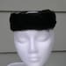 Reserved 1950s hat / feather hat / Halo of Feathers hat