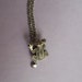 Vintage Marcasite Sterling Silver Frog Pendant on Silver Plated Chain