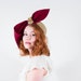 reserved / vintage 1930s hat / designer slouch / Caspar-Davis