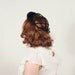 vintage 1940s hat / fur hat / Lattice