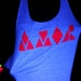 AMOR - Neon Screenprint Tank and Tshirt American Apparel