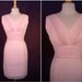 Reserved for Lina -Vintage 1950s Madmen Party Dress -Joan Barrie Silk Chiffon Wiggle Cocktail w Train - For Size Med - Lg Bombshell Babes