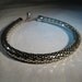 Vintage 1950s Whiting Davis Necklace Silver Snake Mesh Choker Bridal Wedding Fashions