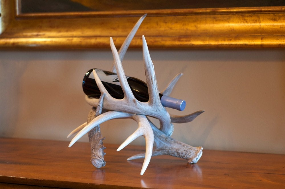 Deer Antler Wine Bottle Holder
