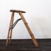 Antique Wood Stool // JRG Ladder Stool