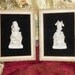 vintage 3D bisque Asian children playing musical instruments