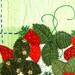 Kitchen Art, Strawberries Quilt, Home Decor