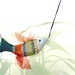 NAUTICAL JEWELLERY, Textile Fish, Silk Pendant, Fiber Art, Handmade Embroidered