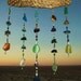 RESERVED for MICHELE- Stacked windchime & Purple sunrise 11"x14"