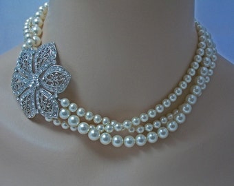 View Bridal Necklaces by FrostingBridal on Etsy