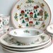 Vintage Christmas Dinnerware for 4 - Holiday Plates Bowls & Cups