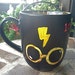 SALE: Harry Potter "Until the very end" Black, Hand-painted mug